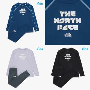 노스페이스 키즈 NT7TR21 서프사이드 래시가드 세트