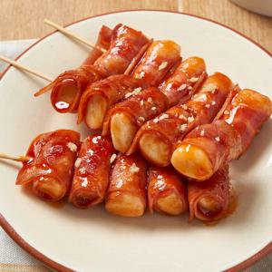 달떡볶이 베이컨떡꼬치 325g 1팩