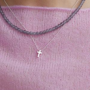 [SILVER925]Simple Cross Necklace