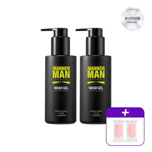 남성청결제 매너맨 워시 젤 150ml*2개+페미닌 티슈 10매입x2개