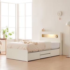 룸인 LED 2단 4서랍 수납침대 SS 양면매트포함 DF926708
