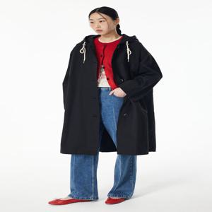 [톰보이] 여성 오버핏 후드 롱점퍼 9175113971