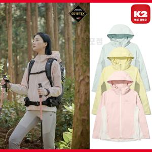 K2 봄 여성 배색 바람막이 자켓 고어텍스/방수/사계절/후드탈부착 KWP23704YD
