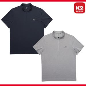 K2 여름 남성 반팔 집업 티셔츠/등산/산행/차이나카라/냉감/GMM24295YD