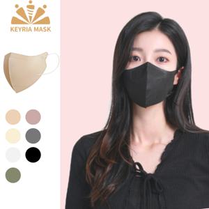 [KEYRIA]  KF94 마스크 새부리형 컬러 중형 100매