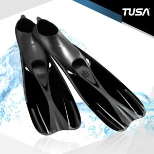 TUSA  롱핀 오리발(UF-0202) 블랙 추진력 풀 풋핀