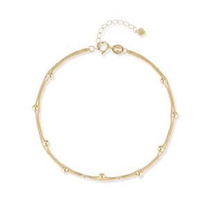 18K 콩콩이 2줄 볼 팔찌