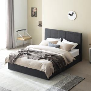 지누스 매든 저상형 침대 프레임 다크 그레이 (라지킹)