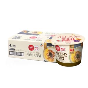 CJ 햇반 컵반 치킨마요덥밥 233Gx6
