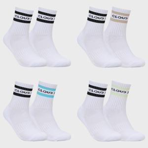 클라우드 제로 남성 여성 장목 양말 세트 크루 삭스 2P 발바닥 쿠션 CZFAF1SC903
