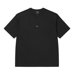 아페쎄 COHBW H26386 TZC NOIR/BLANC 마이크로 로고 박시 남성 반팔티