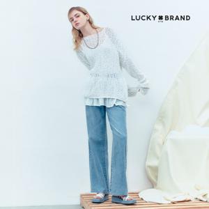 [런칭가 79000원] 럭키브랜드 25SS 슬럽 와이드데님 2종
