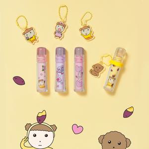 [ETUDEx마루는강쥐] 오버 글로이 틴트 키링세트 /촉촉한 글로시 립틴트