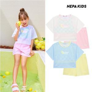 네파키즈 썬키스트 래시가드 3PCS 세트 KL43007