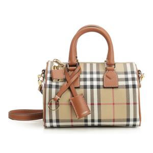 미니 체크 볼링 백 8109791 아카이브 베이지