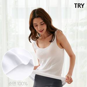 TRY 여성 순면 민소매런닝 5매