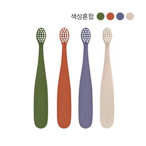 마더케이 0.5단계 유아칫솔 4P_컬러믹스 / 돌아기칫솔