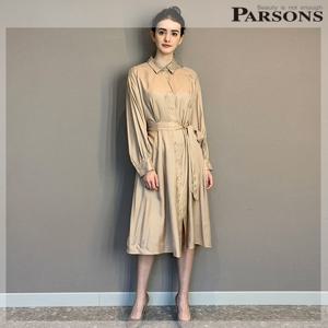 [파슨스] spark.belted shirts dress [ASSO2OP05]