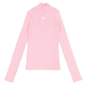 422MPU022FI0001 ROSE 여성 터틀넥 니트