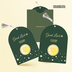 [삼성금거래소]24K 포나인 클로버 기프트 골드바 2개 세트
