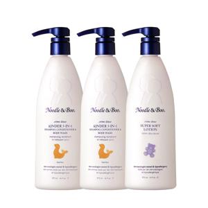 [키즈바스3종] 대용량 킨더3in1 2개, 로션 1개 473ml 세트
