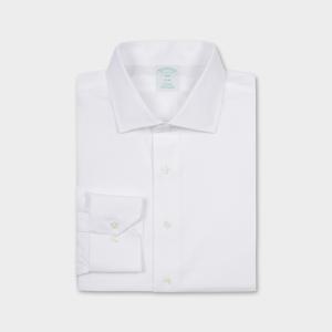 논아이론 잉글리시 스프레드 헤링본 드레스셔츠 (화이트) (BBTSMF0179W)