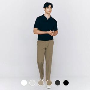 지오다노 남성 여름 테이퍼드핏 사방스판 히든밴딩 치노 팬츠 면바지 115526