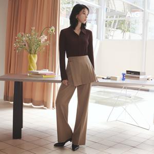 더엣지 25FW 커버업 랩 팬츠