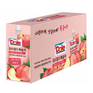 DOLE 워터젤리 복숭아맛 130ml x 20개