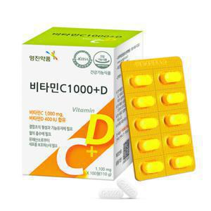 비타민C 1000플러스D 100정 비타민C 비타민D