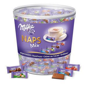 Milka 밀카 냅스 미니 초콜릿 믹스 다양한 맛 1kg