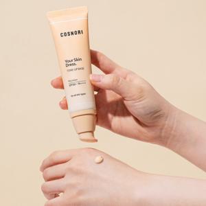 유어 스킨 드레스 톤업베이스 (SPF50+ PA++++) (아보카도 마스크팩 1매 증정 ID 당 1개)