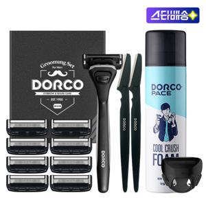 페이스 5스타일 면도기 그루밍세트 (면도기+ 날 총9입+케이스+쉐이빙폼+눈썹면도기)/5중날 ed01