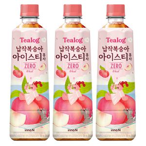 (현대Hmall)티로그 납작복숭아 아이스티 홍차 제로칼로리 500ml X 24개 / 음료수 음료