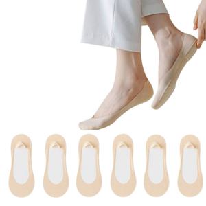 FOBIELLA 충격완화 바닥쿠션 발편한 여성용 페이크삭스 3켤레