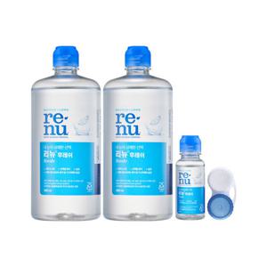 리뉴 후레쉬 500ml 2개 + 60ml + 렌즈케이스 (25-05-31) 렌즈세척액