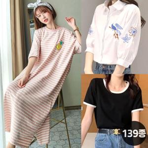 ((20+10%쿠폰/국내배송)) 4410원부터~ 미브오샵 여성 빅사이즈/블라우스/라운드넥티셔츠/면원피스/자켓