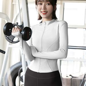 1+1 요가복 트레이닝 점퍼 피트니스 긴팔 조깅 스판