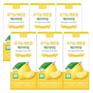 머거요 유기농 레몬즙 에브리타임 100% NFC 착즙 6박스(90포)