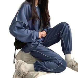 봄가을겨울 패션 캐주얼 트레이닝복 여성 긴팔 바지 투피스