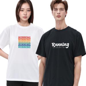 (무료반품) 러닝에센셜 반팔티 남녀공용/쿨티/티셔츠/쿨론/기능성/티셔츠/운동복/여성/여자/남자/남성