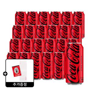 (10%적립)코카콜라 제로 490ml 24캔  +(증정)코카-콜라 메모지세트