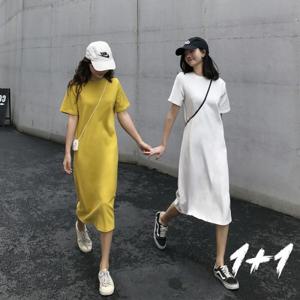 Hygge Wrap원피스여성 여름 롱 원피스 롱 원피스 티셔츠 드레스 잠옷 원피스 루즈핏 슬림라인 원피스 캐릭