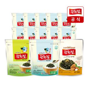 (신선집중) 광천김 김자반 10봉 베스트 모음집 / 감칠맛 폭발 우리아이 반찬필수템