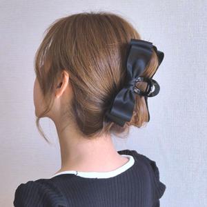자체제작 헤어집게핀 올림머리집게핀 왕리본핀 숱많은 13cm 대형 집게핀 리본핀 머리삔