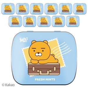 임팩트 카카오프렌즈 민트 무설탕 캔디 라이언(프레쉬 민트) 12개 독일산 직수입