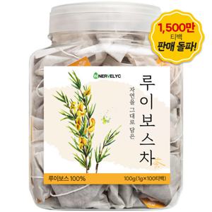 루이보스차 100티백 1500만 티백 판매 돌파 친환경 필터