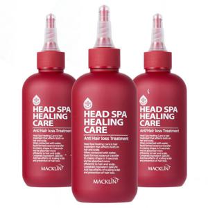 헤드스파 힐링케어 트리트먼트 200ml+200ml+200ml 탈모증상완화 두피집중케어