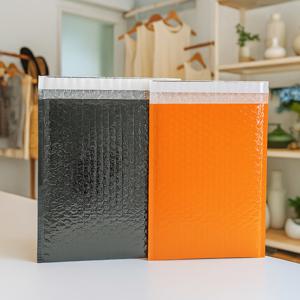 택배봉투 PET 안전택배봉투 29x34+4 50매 오렌지/블랙 에어캡 안전봉투 뽁뽁이봉투