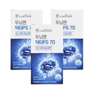 서울대 바이오비옴 두뇌엔 닥터PS 70 인지력 포스파티딜세린 3박스(90포)